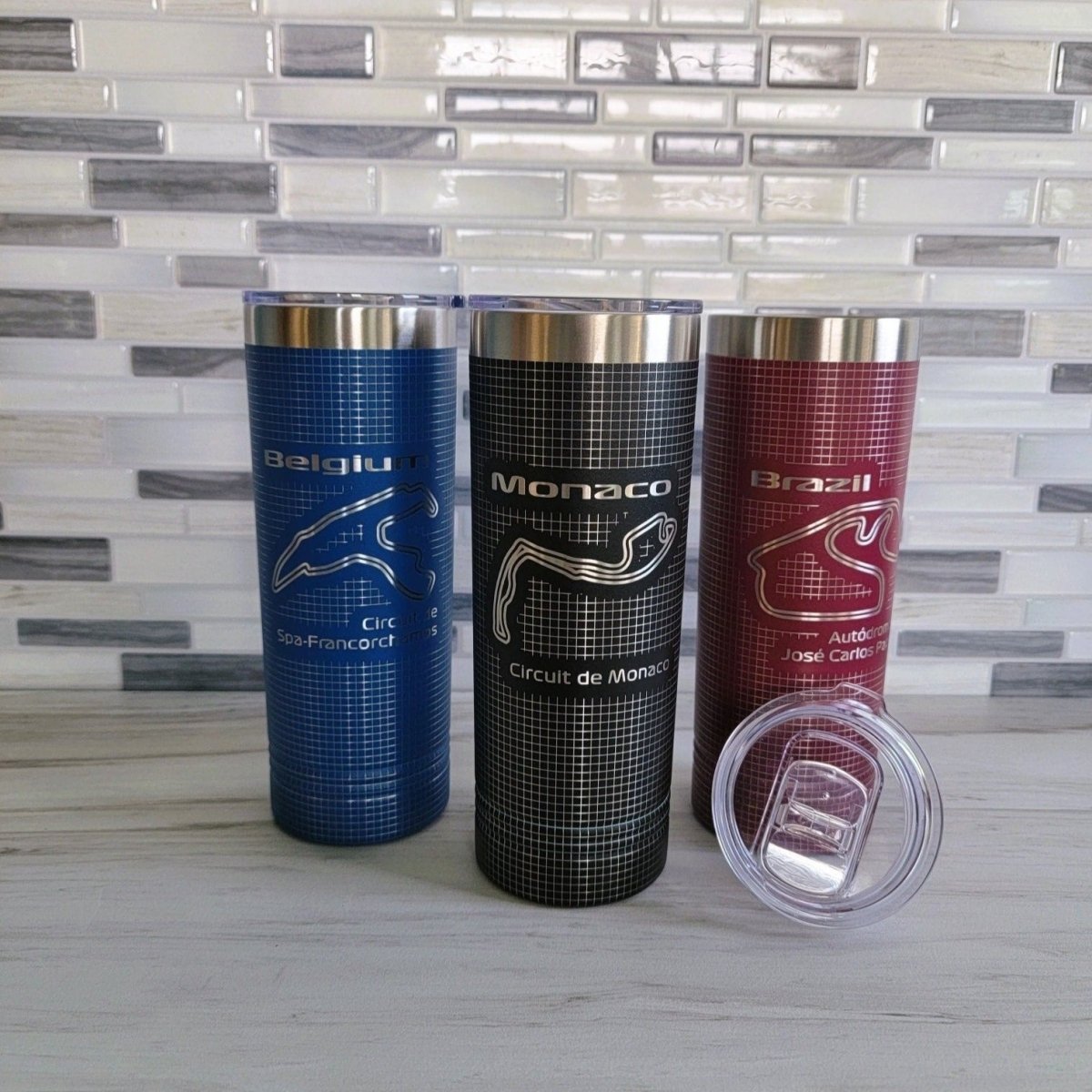 Motorsport World Racing Circuit 22 oz tumbler - Microstep Customs