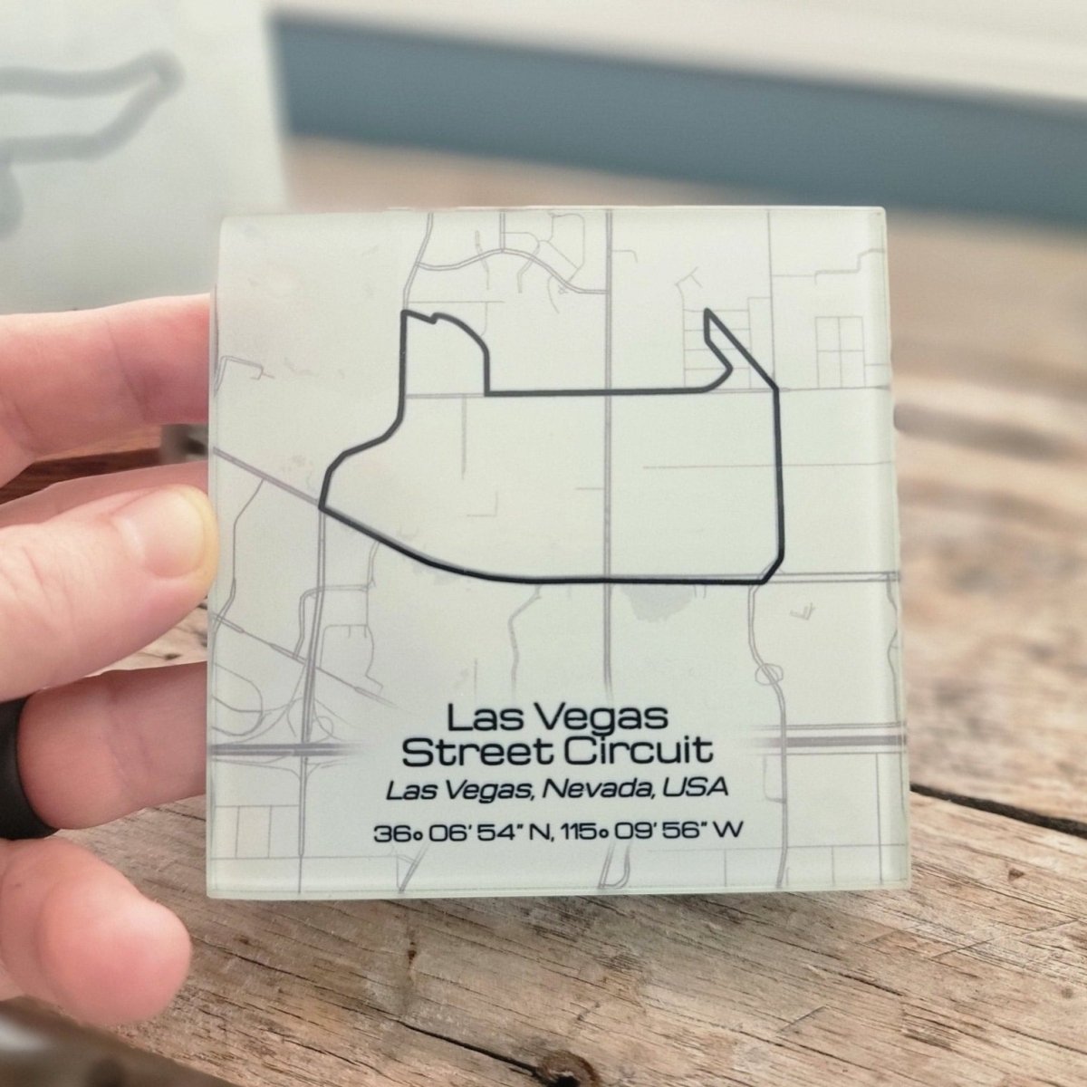 Motorsports World Championship series glass coaster set - Microstep Customs
