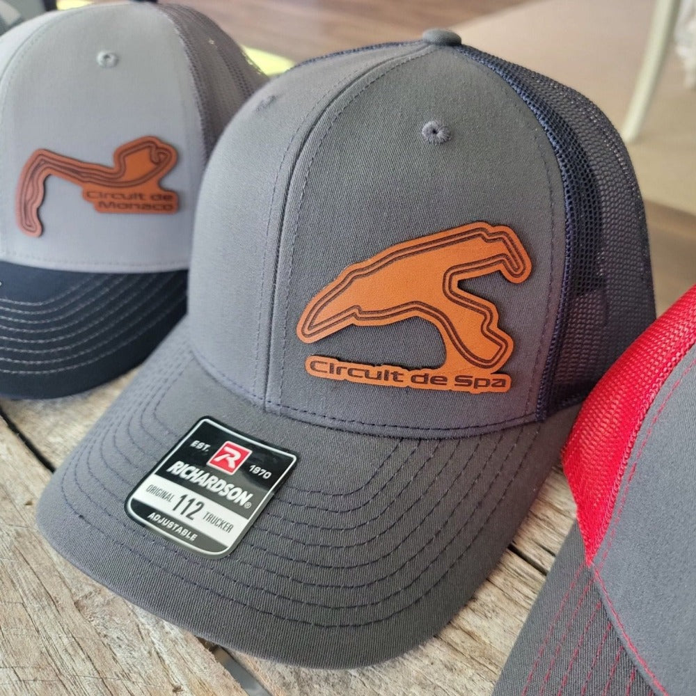 Motorsports World Championship series leather patch hat - Microstep Customs