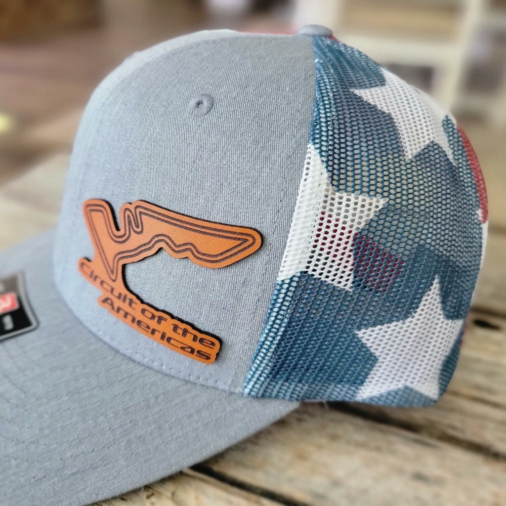 Motorsports World Championship series leather patch hat - Microstep Customs