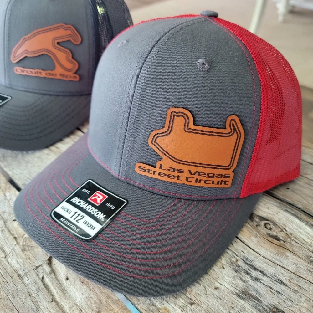 Motorsports World Championship series leather patch hat - Microstep Customs