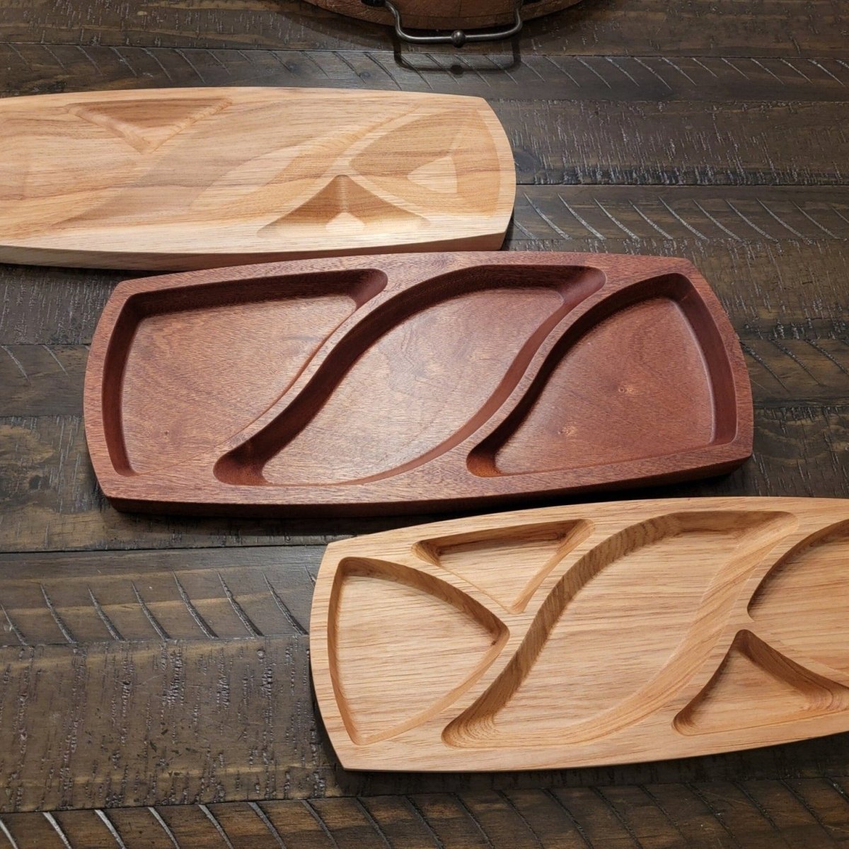 Solid wood catch-all tray - Microstep Customs