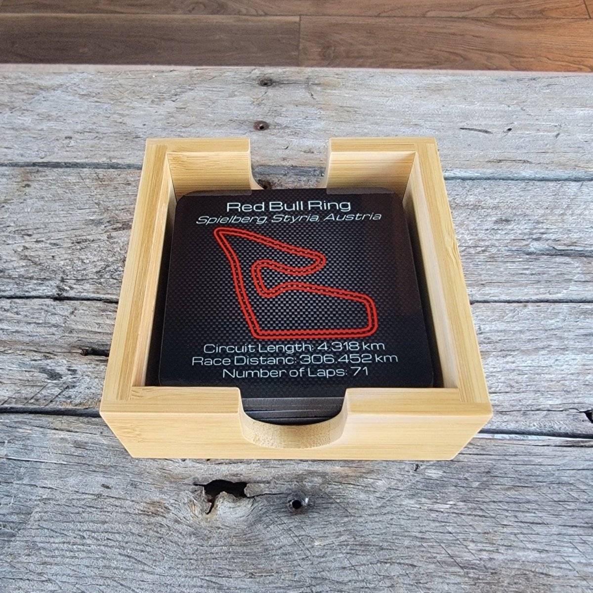 World Championship series premium hardboard gift coaster set - Microstep Customs